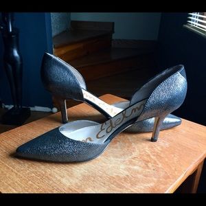 NEW Sam Edelman Jaina d’Orsay Pumps, Metallic 9.5